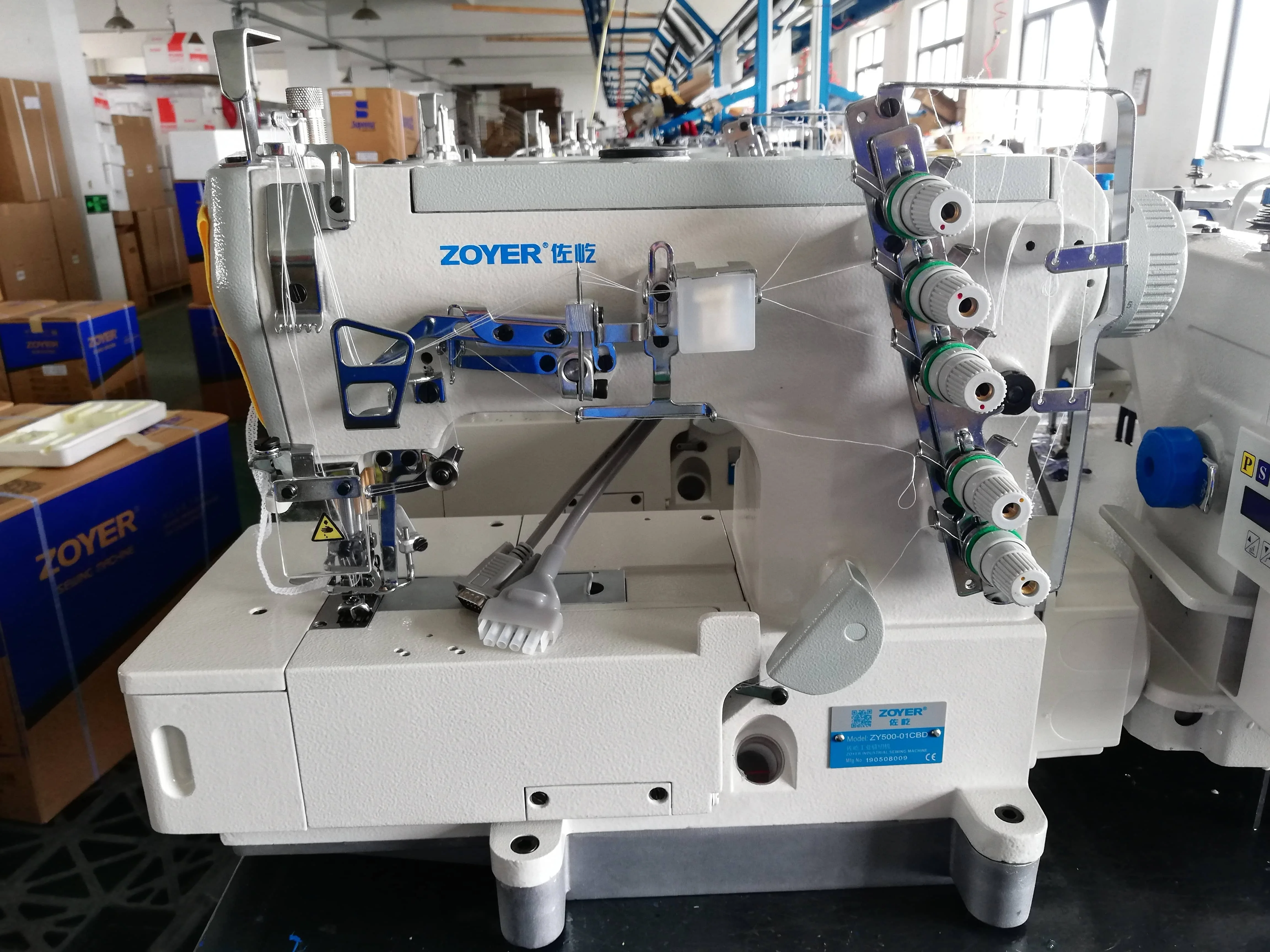 Mesin Jahit Interlock Otomatis Kecepatan Tinggi ZY500-01DA DIRECT DRIVE