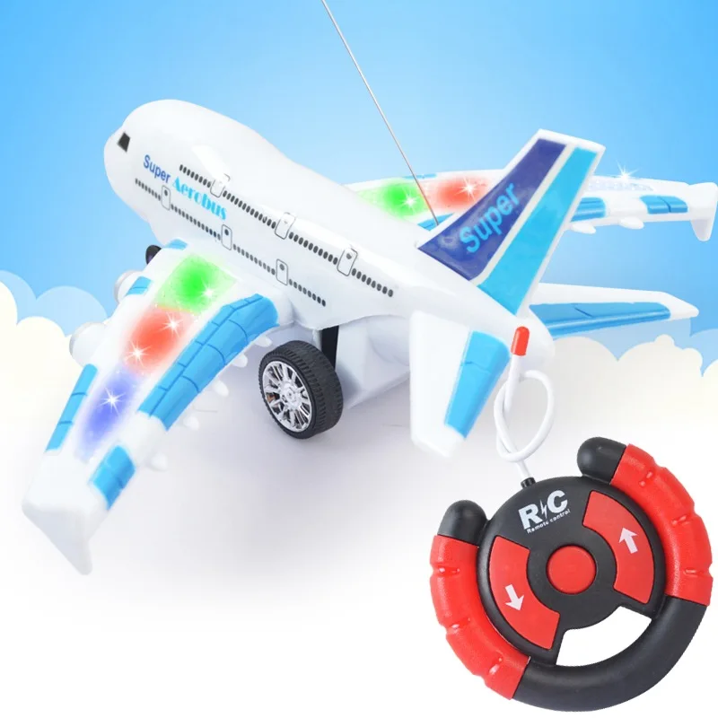 

Children's toys A380 model aircraft, lighting and music simulation passenger aircraft remote control aircraft electric toys