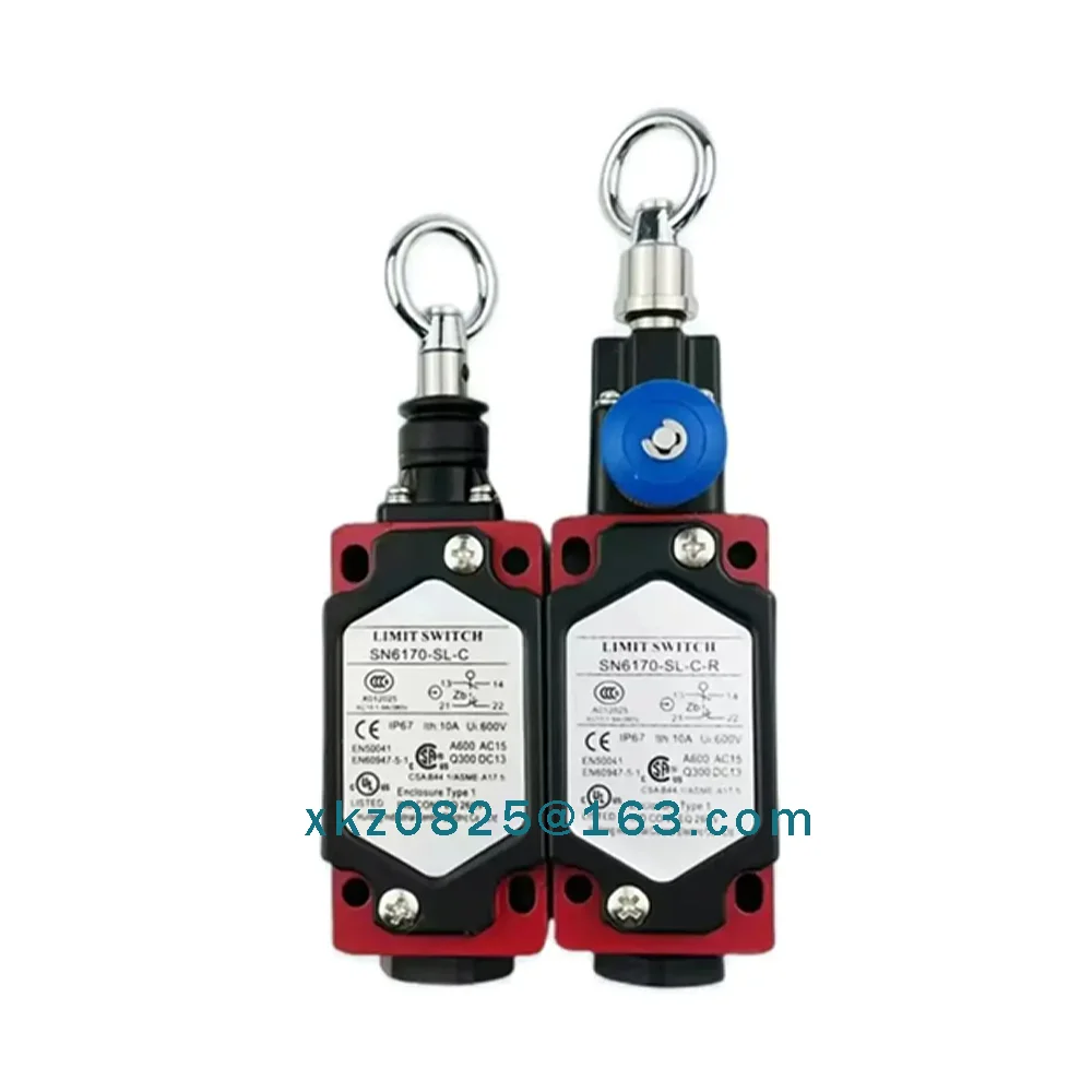 Genuine New for  Pull Rope Switch SN6170-SL-C-R SN4170-SL-C-R SN2170-SL-C-R Pull Switch Safety Switch Emergency Stop Switch