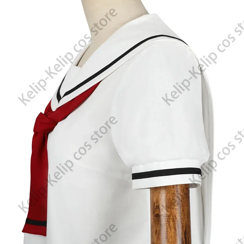 Anime Magic Card Captor Cardcaptor Kinomoto Sakura Cosplay Costume Wig Summer JK School Uniform Shirt Woman Lovely Campus Suit