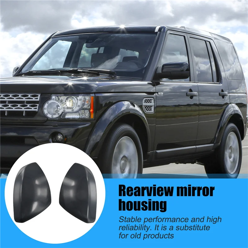 

A80X-1Pair Door Mirror Cover LR048353 LR048354 For Range Rover Evoque L538 Discovery Sport Velar Rearview Mirror Shell