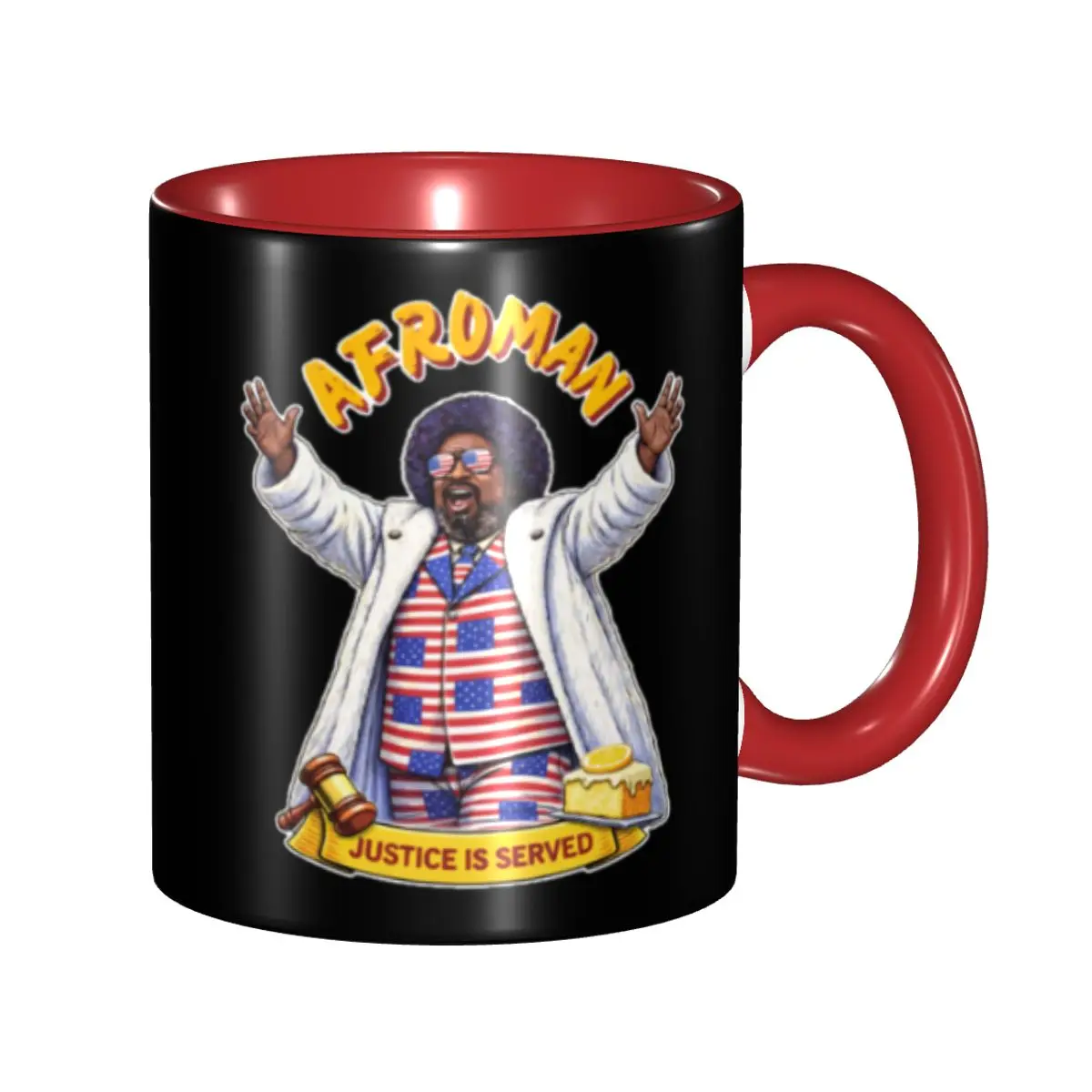 Afroman Justice For Lemon Pound Cake Merch Coffee Mug Kawaii Cup Gift