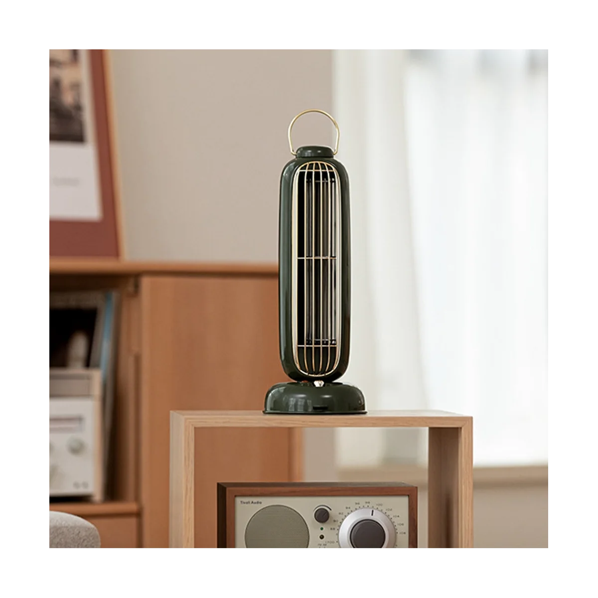 Aromaterapia recarregável Leafless Tower Fan, USB Tower Fan, 3600mAh bateria, portátil Desktop Air Cooler, Study -B, Desktop