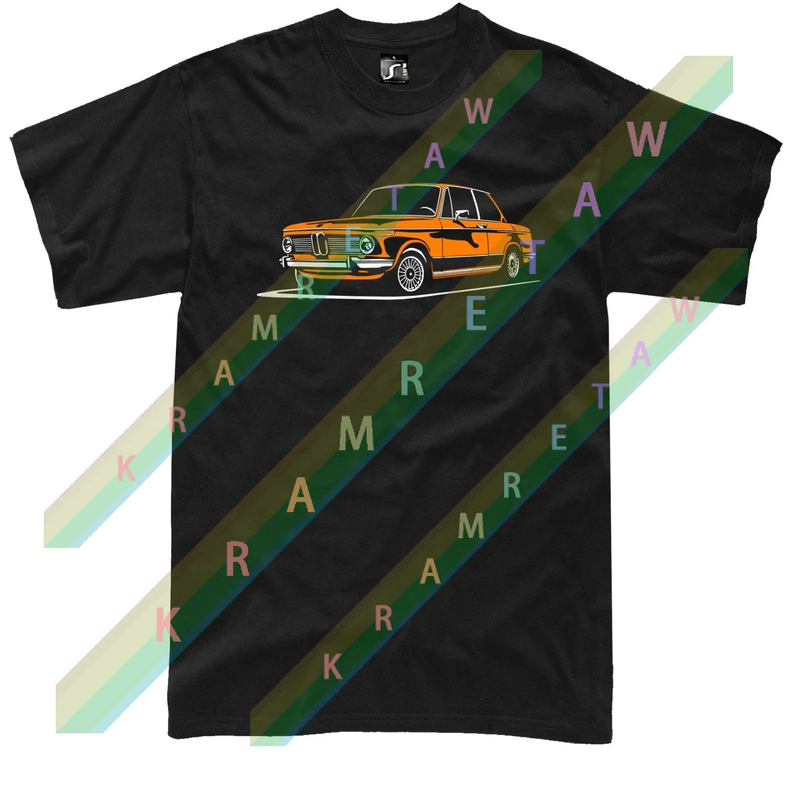 

2025 summer Men 100% Cotton T Shirt Casual 2002tii turbo 1602 1802 m10 bavaria car T-shirt Graphic Summer Cool Tee