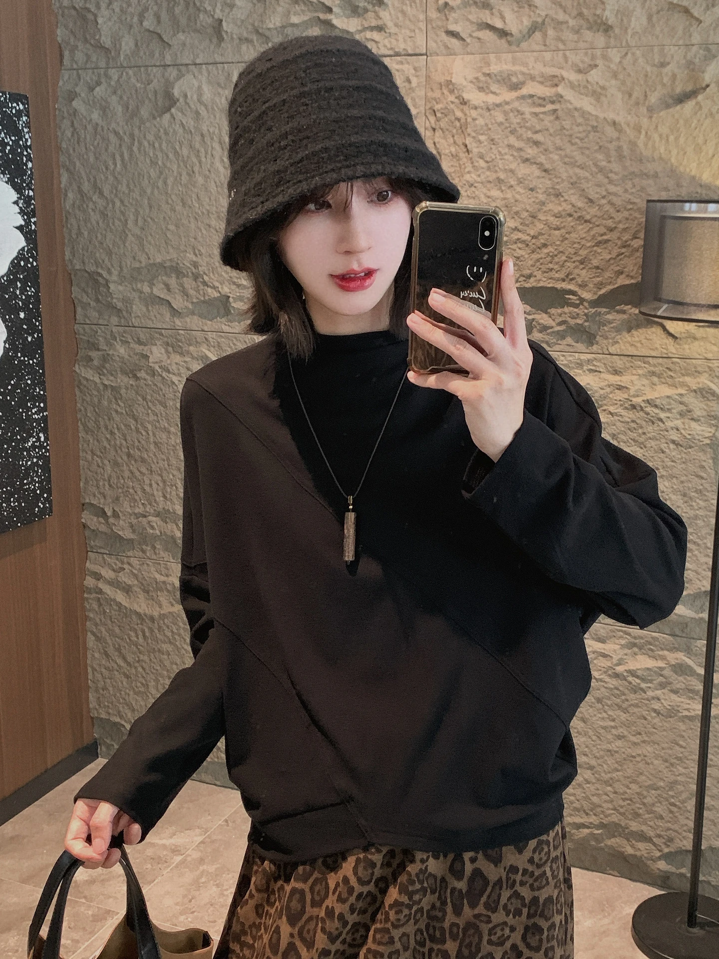 

Повседневная женская рубашка с длинным рукавом и асимметричным воротником-стойкой, модный универсальный осенний наряд для путешествий, новинка, из смесового хлопка