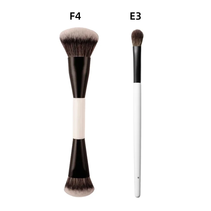 Dual-Ended Foundation Face Brush for Makeup Application