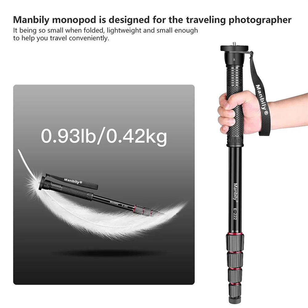 Adventure-Ready Monopod & Walking Stick - 65