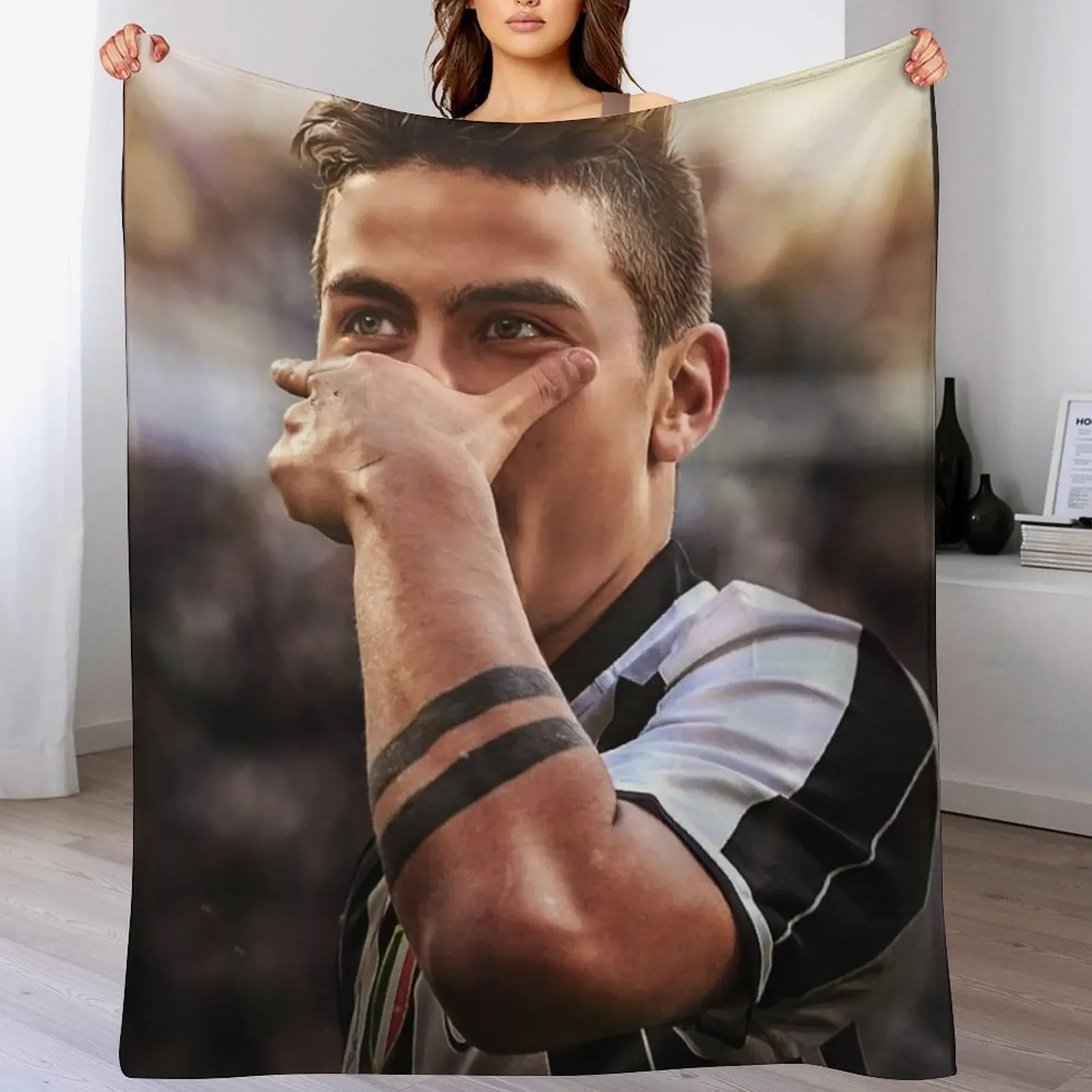 

paulo dybala 5 Throw Blanket Soft Big Winter beds valentine gift ideas Blankets