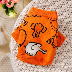 Winter Dog Sweater Pet Dog Clothes Chihuahua French Bulldog Costume Cute Dog Jersey Cat Coat Dog Overalls Puppy Knitted Sweater