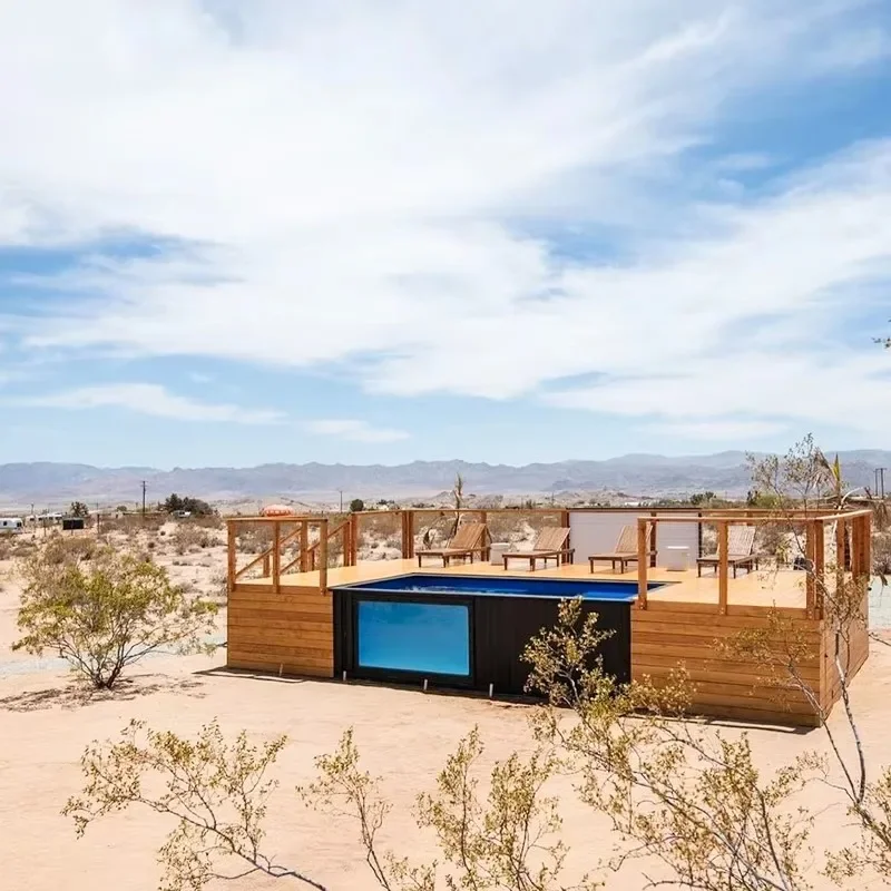 Window on Sale Pool Tools & Accessories 20ft 40ft Fiberglass Above Ground House Container Swimming Pool