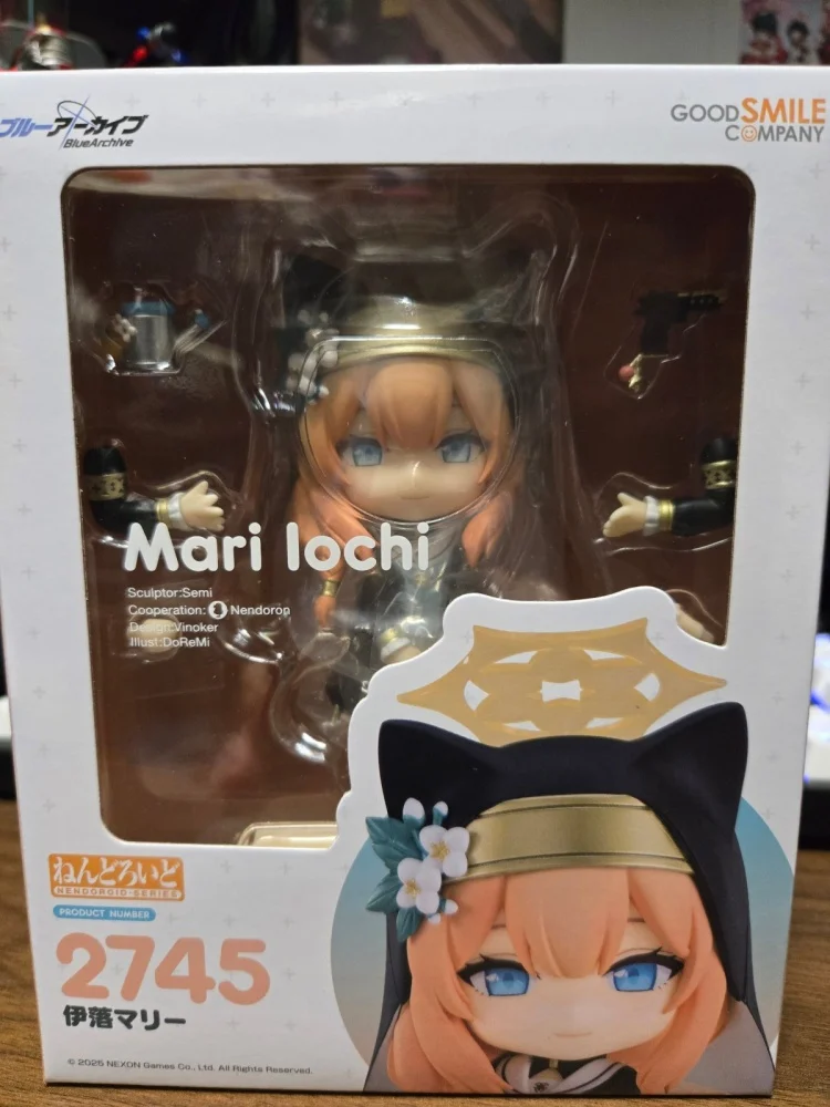 Origineel # 2745 Iochi Mari Gsc 100 mm Gsc Blue Archive Collection Model Het animatie-actiefiguurmodel Standaardversie