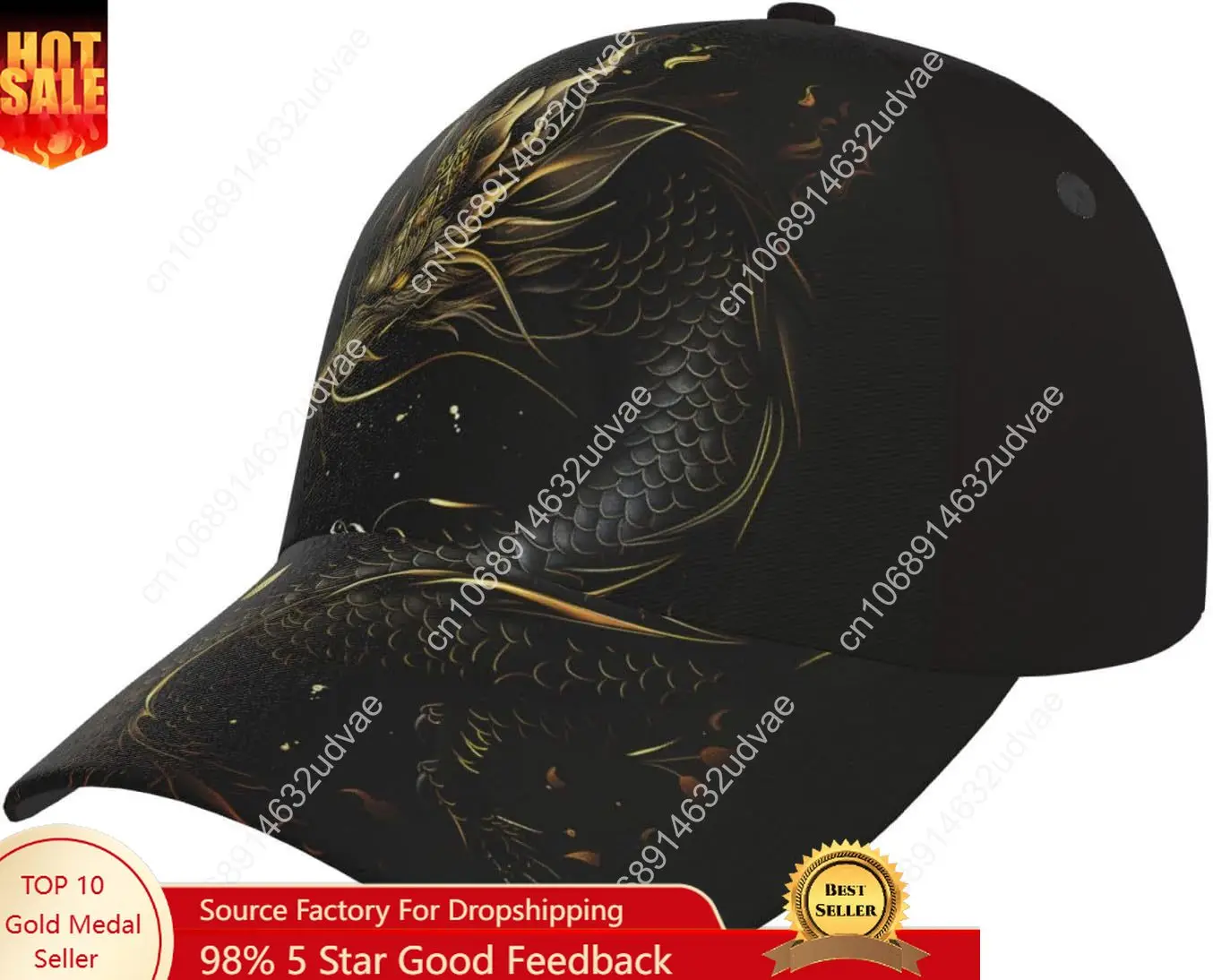 

Baseball Cap Dragon Hat for Men Women Fashion Dragon Baseball Hat Casual Sun Caps for Running Hiking