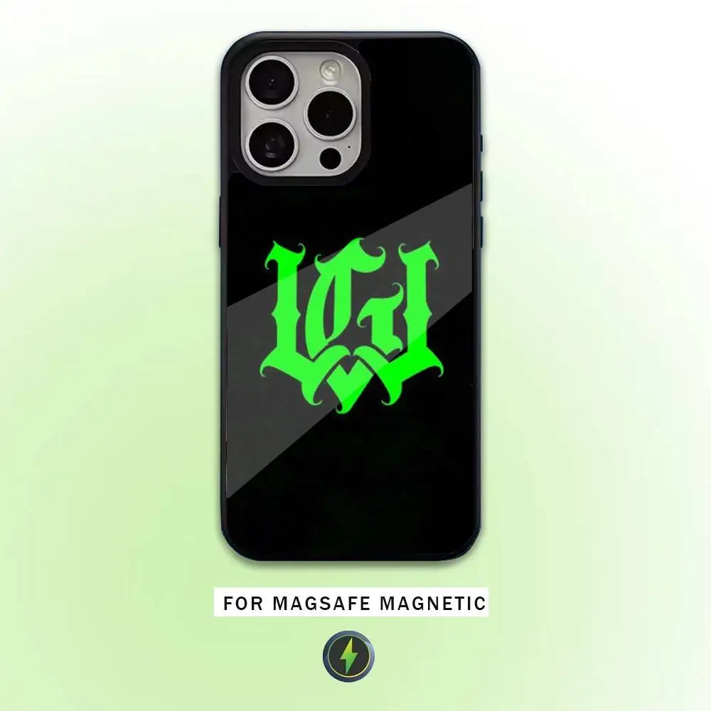 Funda de teléfono Jc Reyes Tour 2025 para iPhone17,16,15,14,13,12,11 Plus,Pro Max magnética para carga inalámbrica Magsafe