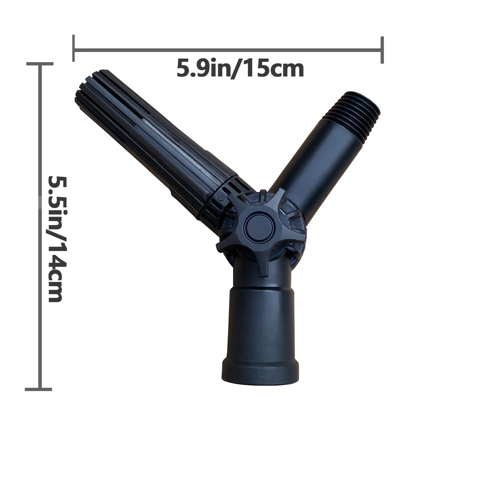 Angle Adapter with 3-Arms for Extension Pole Hinge Tip Direction Adjustable Device with Standard Germany Thread Tip