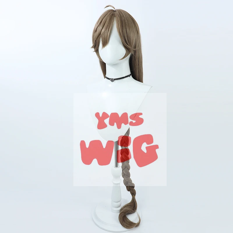 VTuber كانكانا شعر مستعار تأثيري 120 سنتيمتر الضفائر الطويلة Kanae knkn كعكة NIJISANJI مقاومة للحرارة الاصطناعية الشعر طويل 120 سنتيمتر الضفائر نسخة