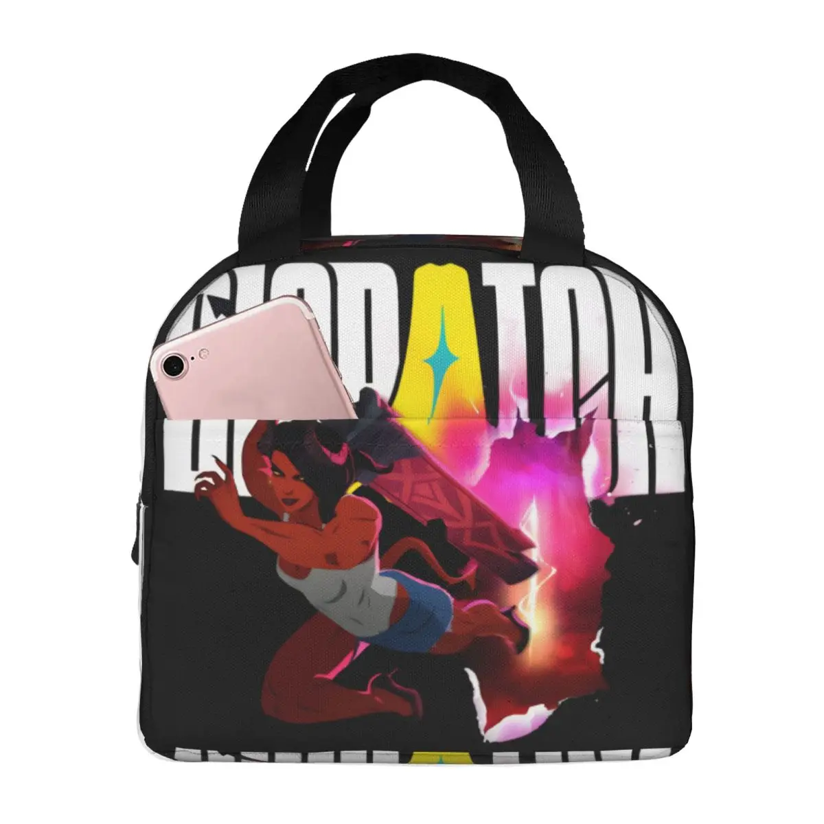 

Dispatch Game Logo Malevola Insulated Lunch Bag Food Container Bags Portable Cooler Thermal Bento Box For School Office