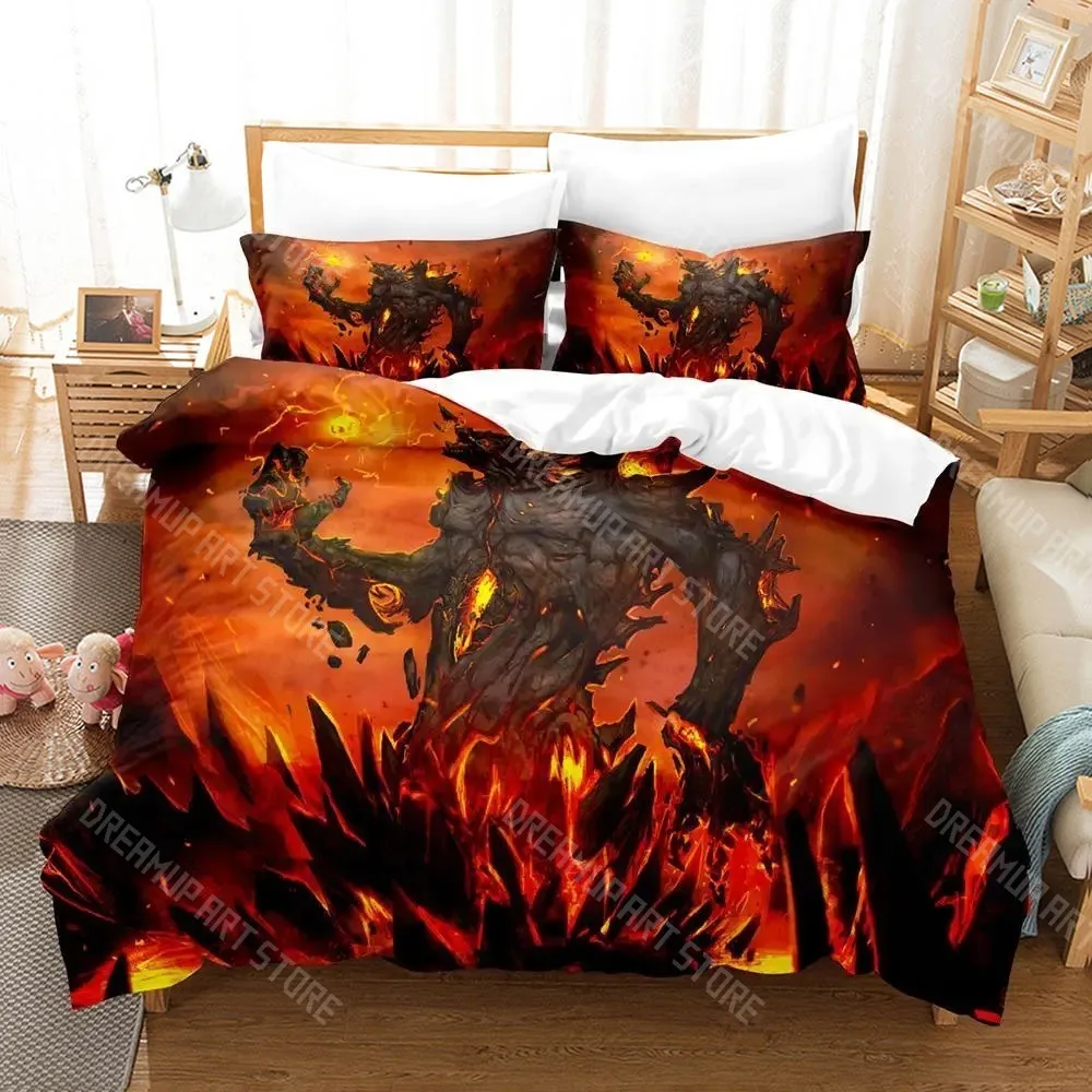 3D Printed Demon Monster Satan Bedding Set for Boys Girls Duvet Cover And Pillowcase Twin Queen King Full Single Double Sizes