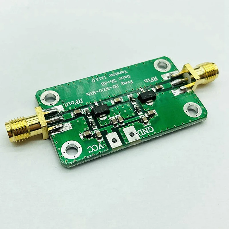 RF Signal Amplifier Module DC 3.3-6V 20-3000Mhz 35DB Amplification Gain Low Noise For Broadband