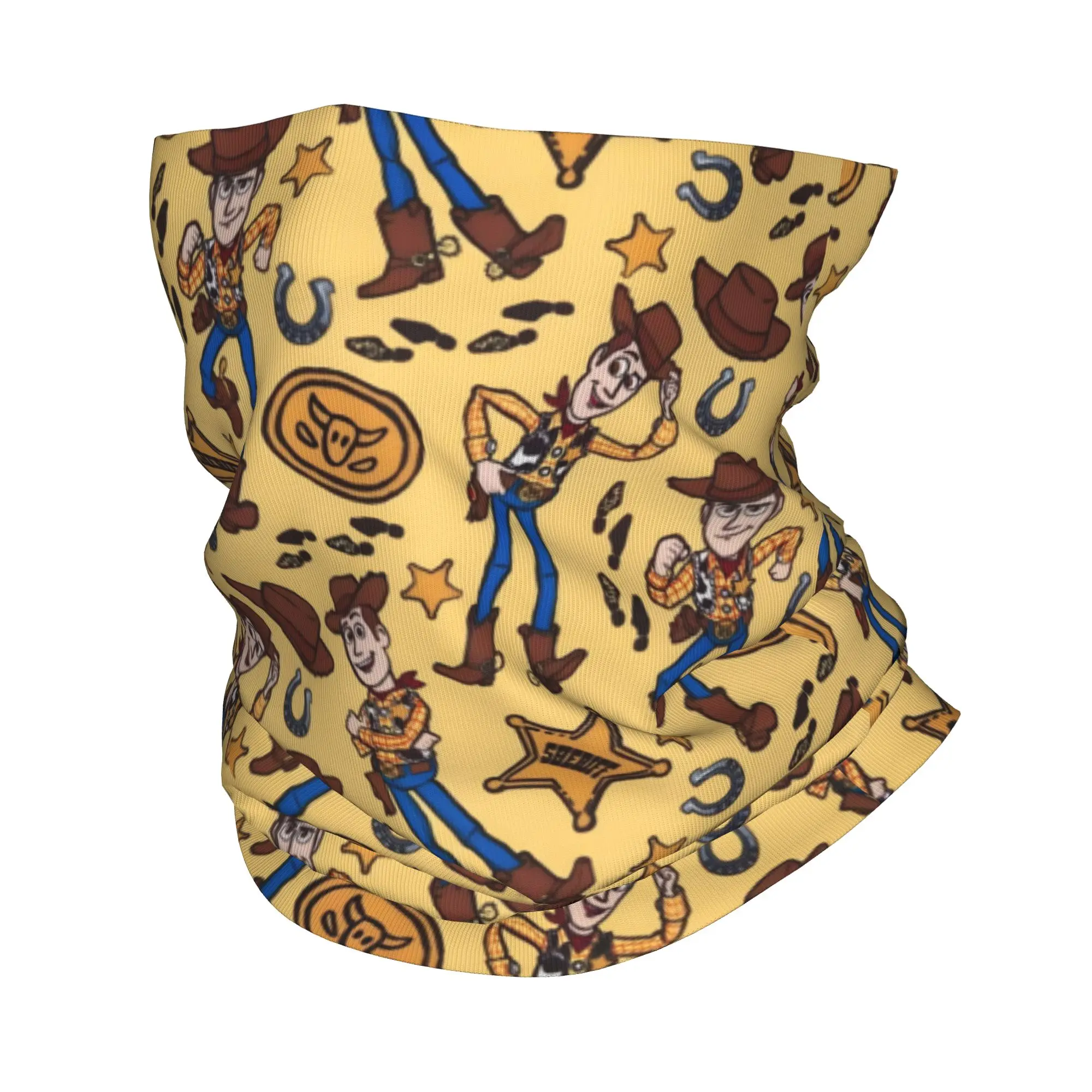 

Custom T-Toys S-Storys W-Woodys Loungefly Neck Gaiter Men Women UV Face Shield Winter Parks Bandana Scarf for Ski