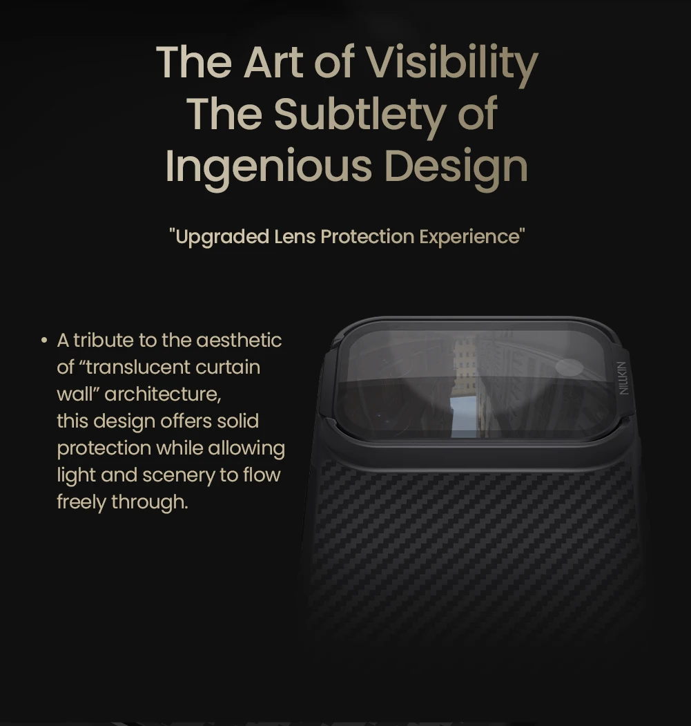 

Nillkin For iPhone 17 Pro Max / 17 Pro Case Magnetic CarboProp Lens Shockproof Magsafe Camera With Stand Protection Back Cover