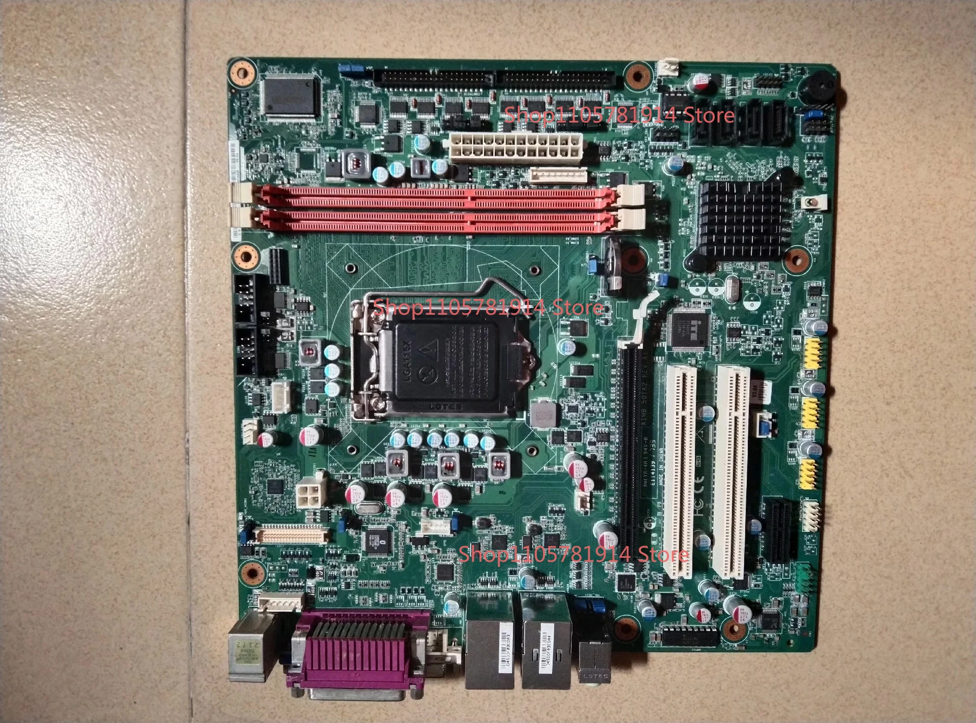 For Advantech AIMB-501A2 AIMB-501G2-KSA2E Industrial Control Main Board Dual Network Port