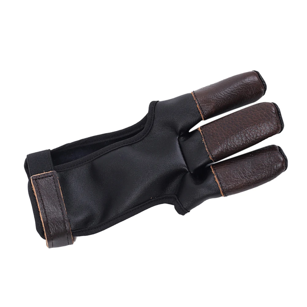 

Archery Glove Three Finger Protective Wear resistant Elastic Bow Arrow Accessory Sports Glove Hunting Gloves