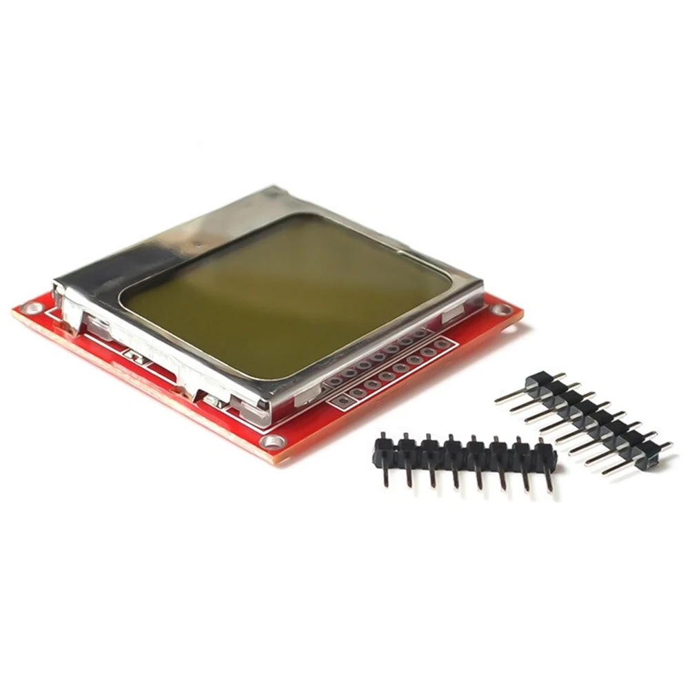 84x48 Pixel LCD Display for 5110 with White Backlight Compatible with for avr for spi MCS51 Controllers Power Efficient Design