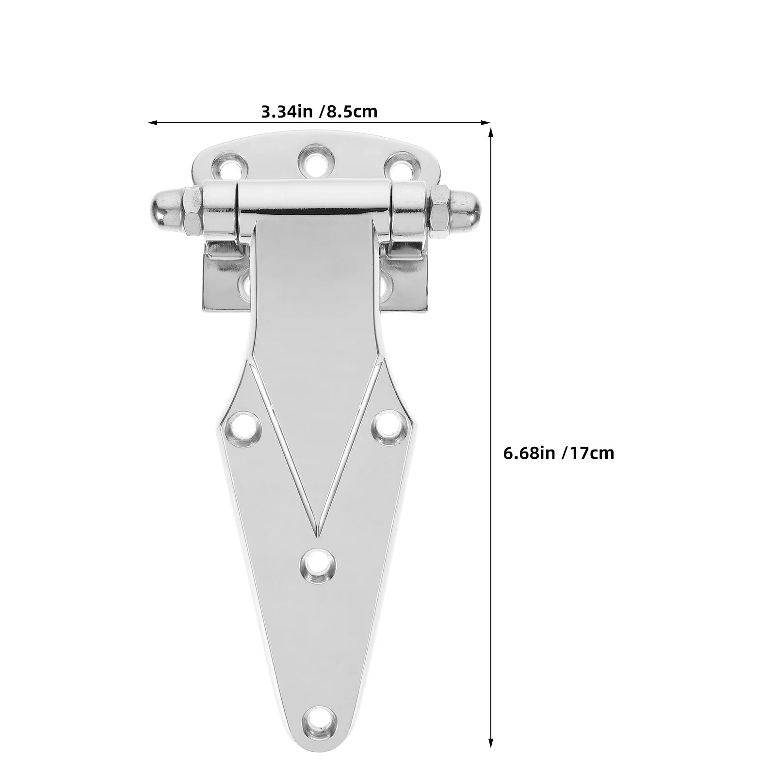 Cold Storage Door Hinges Heavy Duty Zinc Alloy for Freezer Refrigerator Kitchen Appliance Hardware view 5