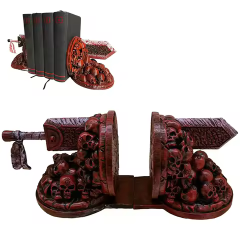Berserk Bookends Bookends Ornament Dragon Slaying Knife Bookstop Resin Non-Slip Suitable For Reading Desk Home Decoration Gifts