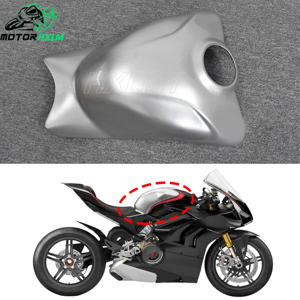 New Fuel Gas Tank Battery Cover Guard Fairing Carbon Fiber Look Fit for Ducati PANIGALE V4 V4S V4R V4SP 2022 2023 2024