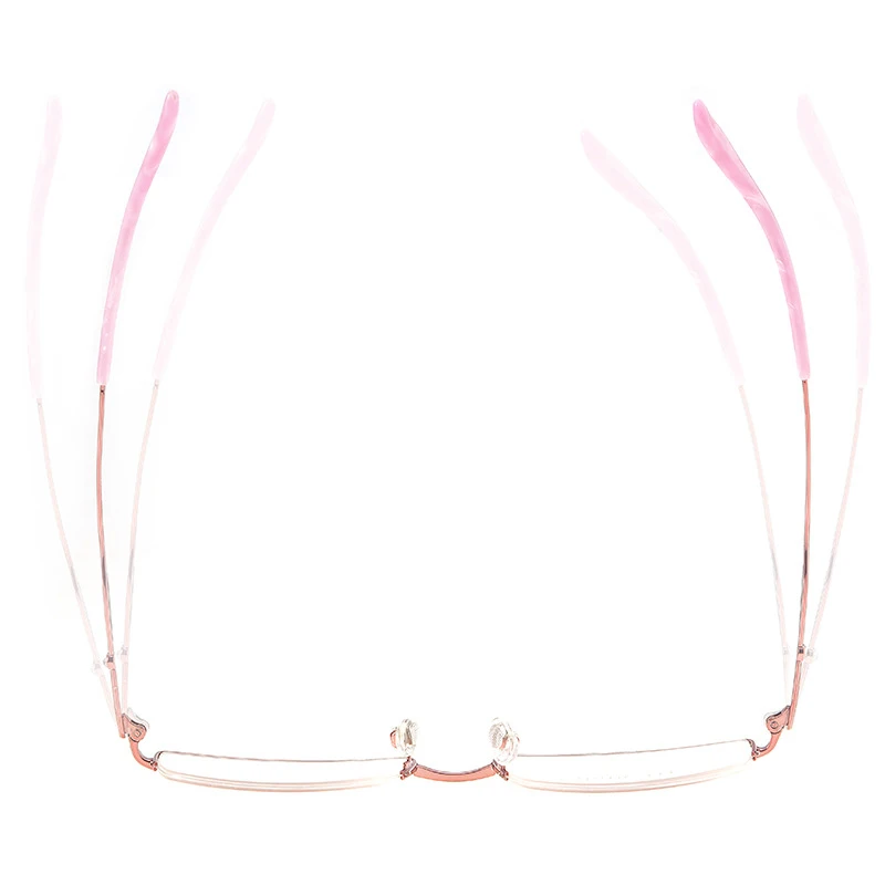 BCLEAR Ultra-light Fashion Pure Titanium Women Myopia Presbyopic Eyewear Slim Comfortable Optical Glasses Frame Red Pink Purple