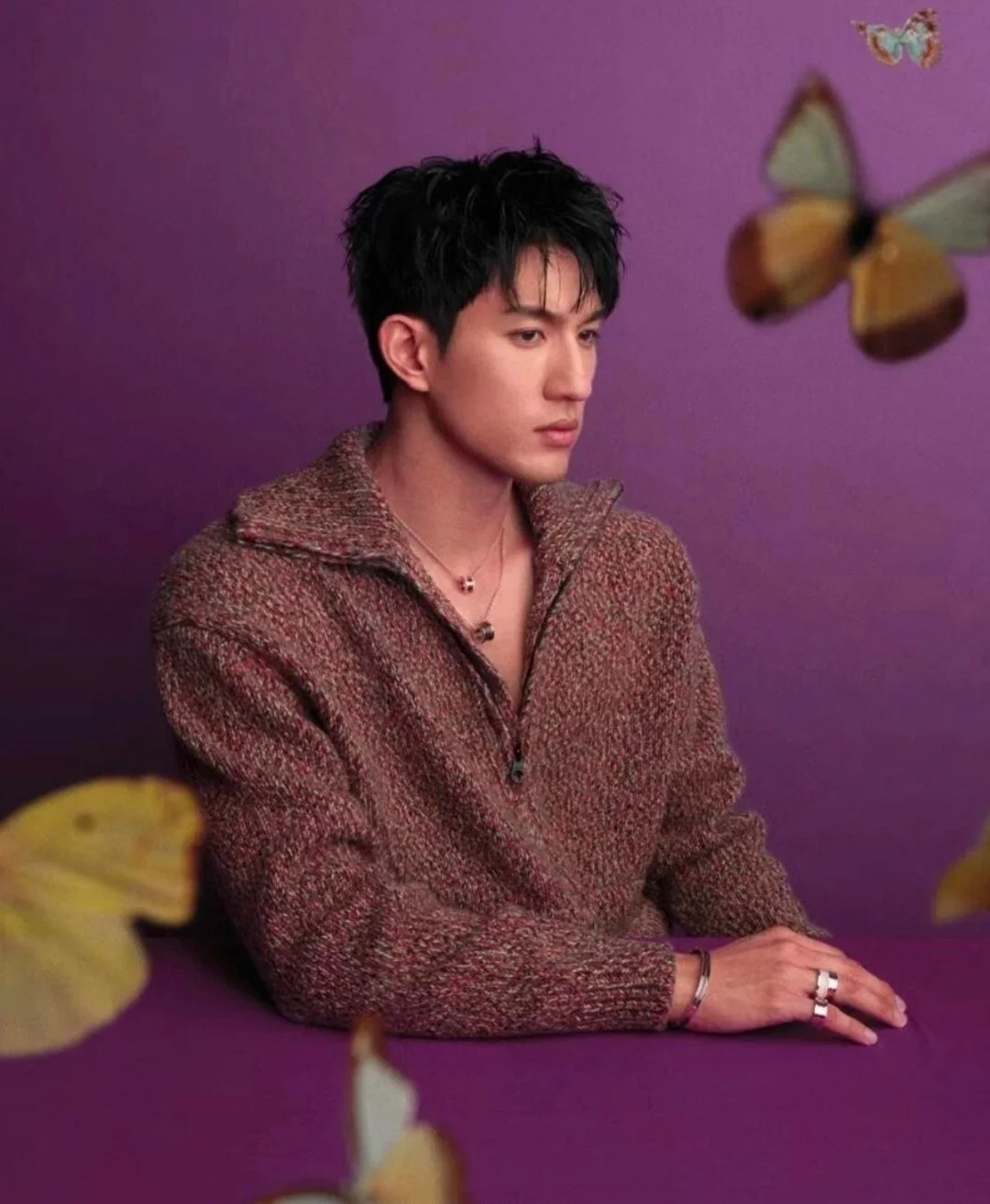 

Итальянский мужской вязаный свитер, шерстяной Camere f, воротник на молнии, осень-зима, Новое поступление, повседневный свободный крой