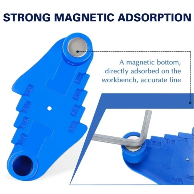 센터 라인 게이지 파인더 센터 스크라이버 목공 도구 마킹 센터라인 게이지 목재 마킹 마커 로케이터 스크라이브