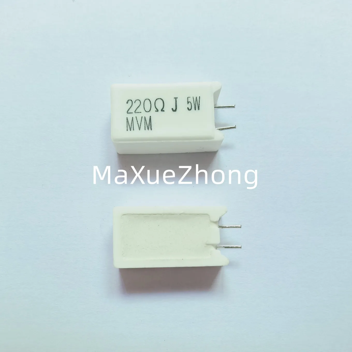 Original New 100% 5W220RJ MVM5JB220R 5W 220R 5% cement wire wound vertical frequency division ceramic resistor (Inductor)