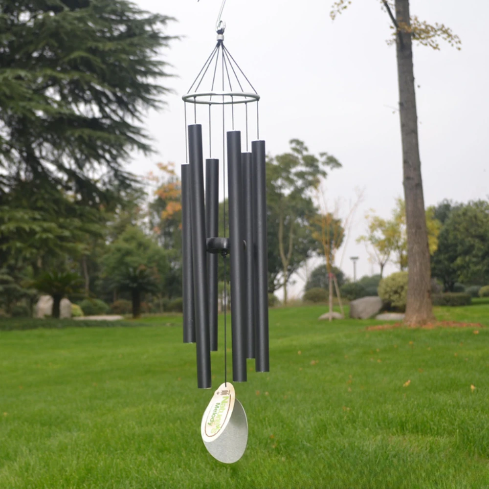 

42in Wind Chimes Outdoor Home Decoration Asthetic Deep Tone Melody Memorial Wind Bell Aluminium Patio Courtyard Decor Gift AT42