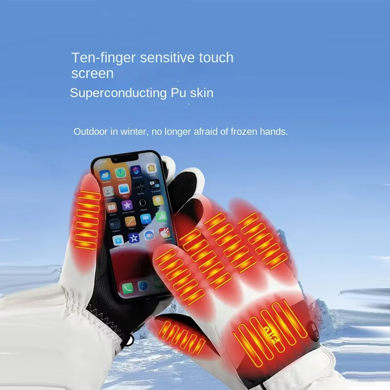 Esportes recarregáveis luvas d - Ski Glove Waterproof avaliação e preço