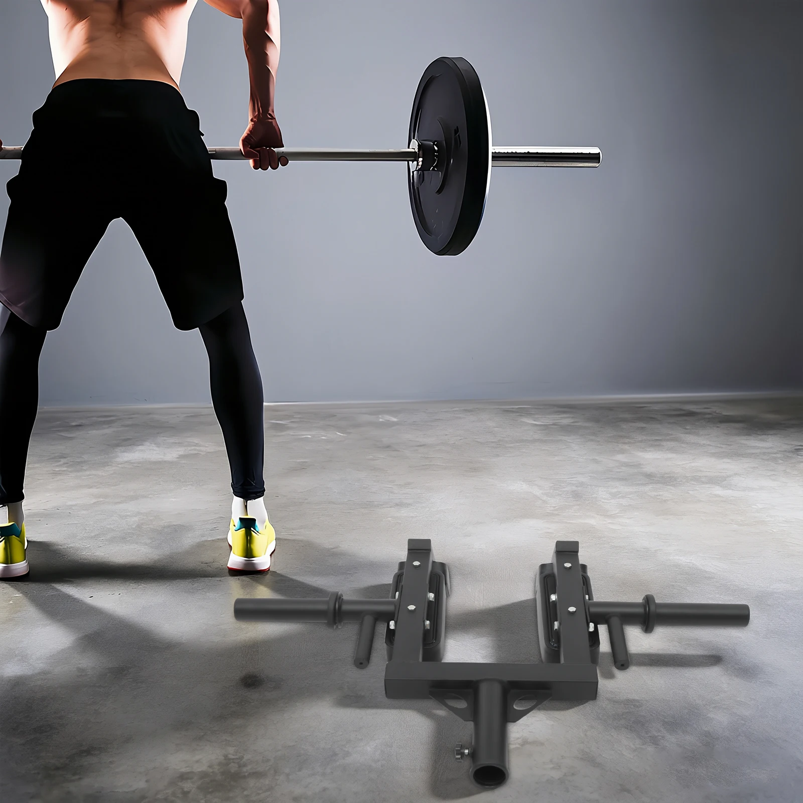 Landmine Attachment for Shoulder Press & Linebacker Squat 39.8*30.3in Fitness Equipment with Stainless Steel Circlips