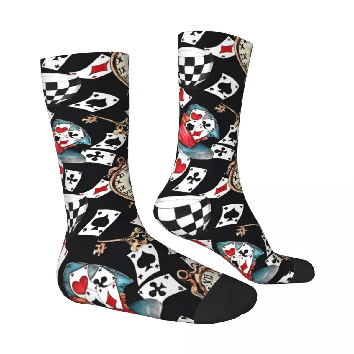 Alice's Adventures In Wonderland Socken Koreanische Strümpfe Winter Anti-Rutsch-Paarsocken Qualitätsdesign Klettersocken