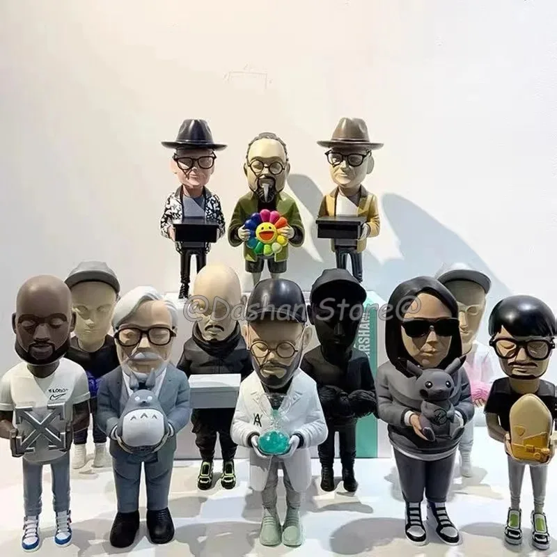 30 ซม.Trendsetter รูปปั้น Designer Action Figure Turnsole เครื่องประดับเรซิ่นอินเทรนด์ Setter ผู้นําแฟชั่นตกแต่งห้องของเล่น