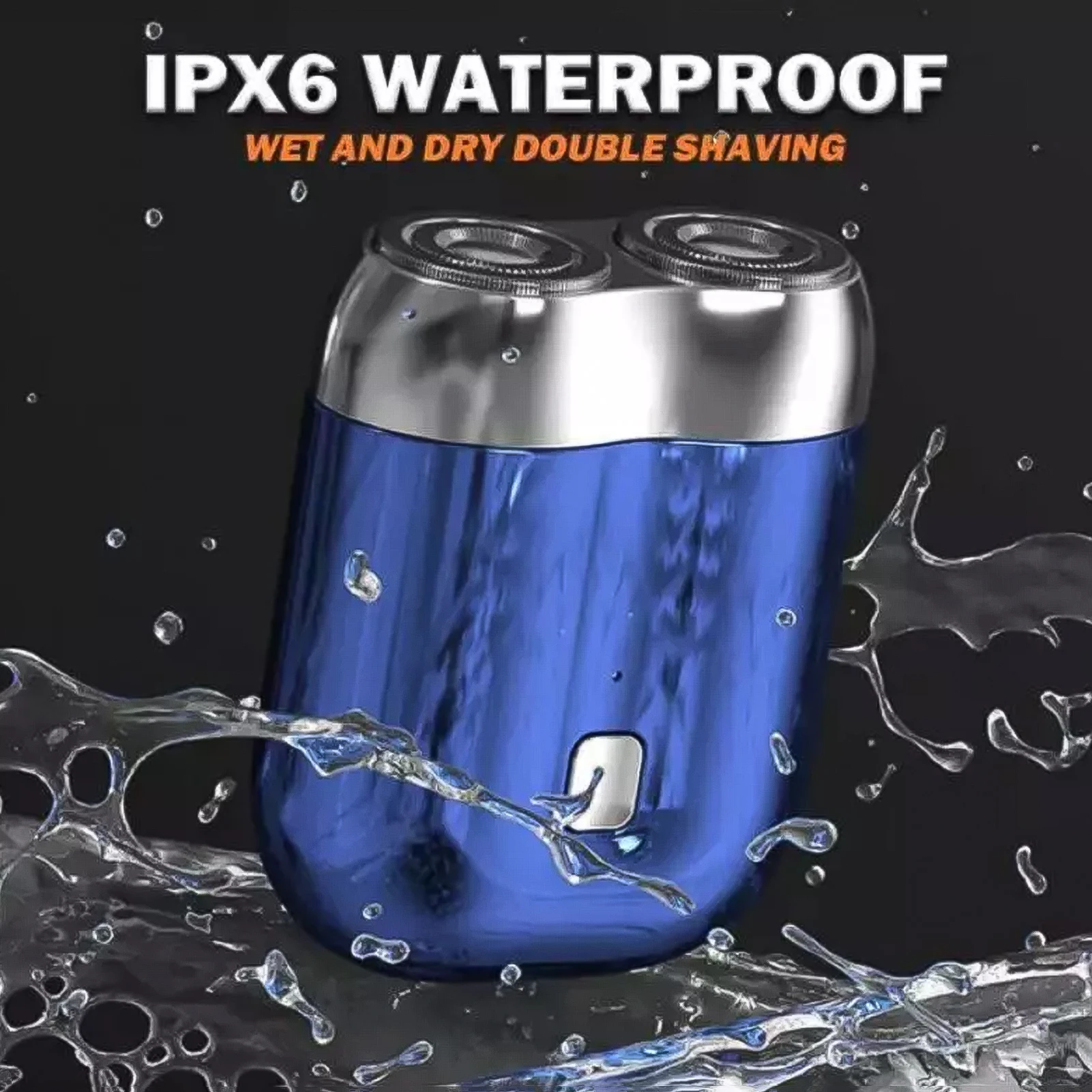 Barbeador elétrico sem fio recarregável, lâminas elétricas compactas e barbas para rosto de meninos adolescentes