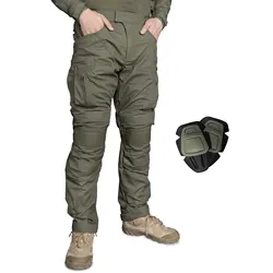 IDOGEAR Combat UFS Pants Tactical Pants w/ Knee Pads Camo Trousers 3209