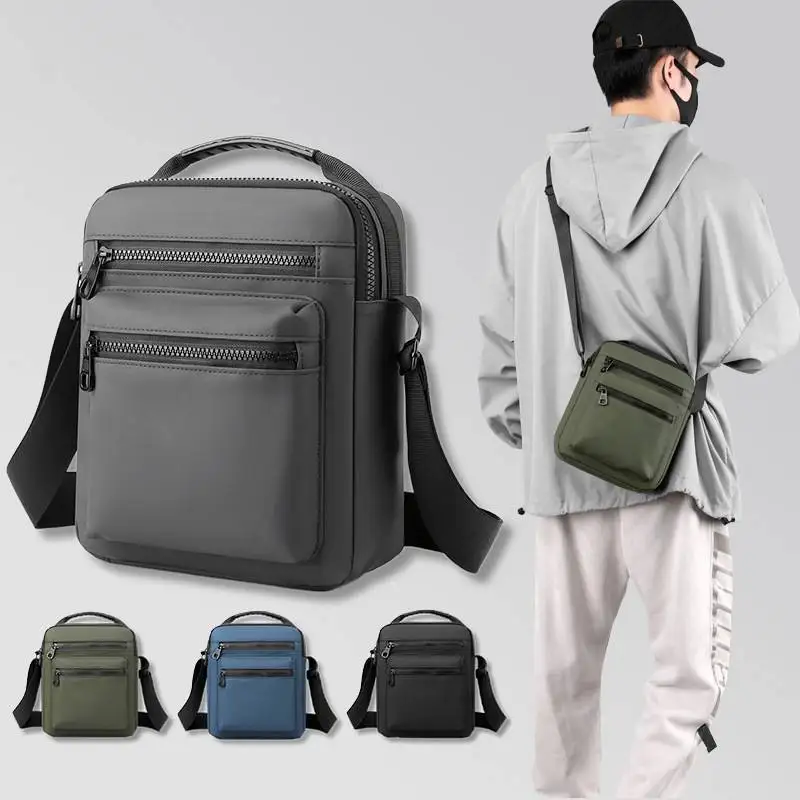 1pc New Men's NylonBag ShoulderBag Crossbody Bag Multi-component Water-resistant Commuting Men'sBag Casual Men's Shoulder Bag