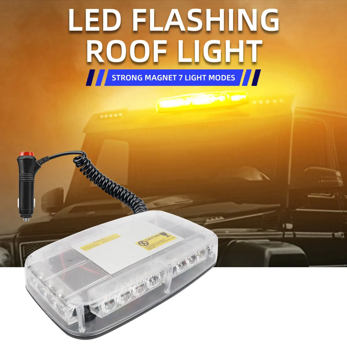 

12-24 В стробоскопы на крыше автомобиля аварийное предупреждение о безопасности мигающий свет полицейский маяк для грузовиков 12-24 В строительной техники