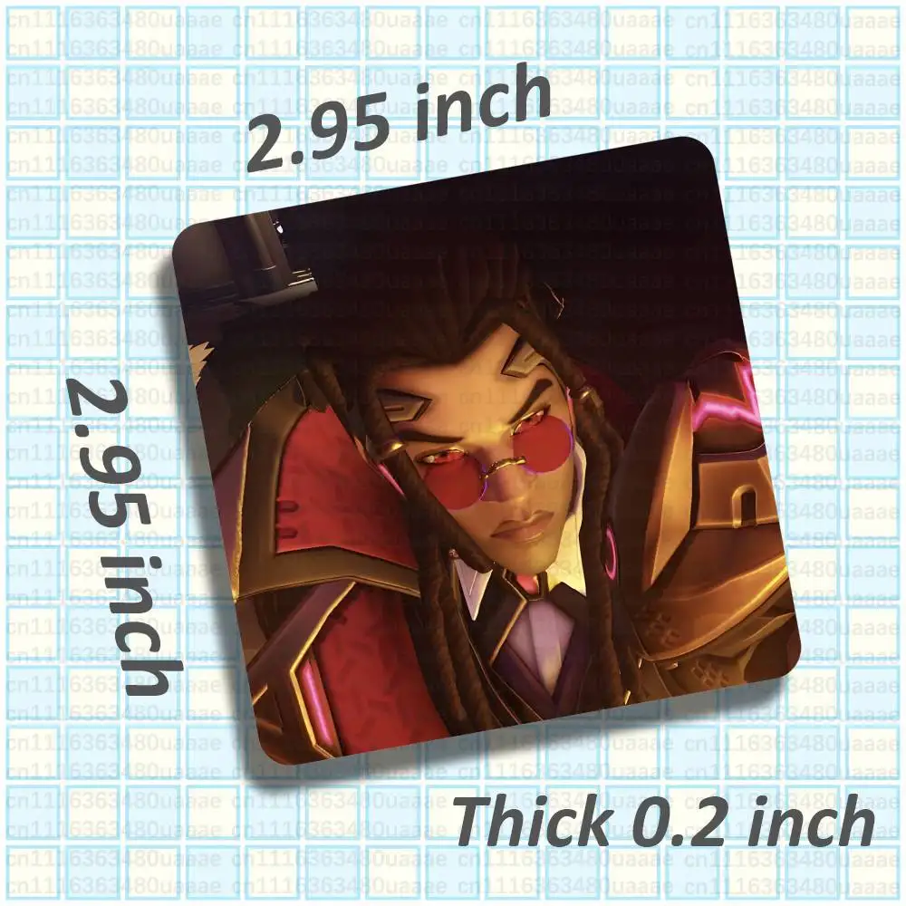 Doctrine O-Overwatch Game Fridge Magnet Rectangle DIY Refrigerator Magnet Kit Home Decoration Photos Painting Handmade Crafts