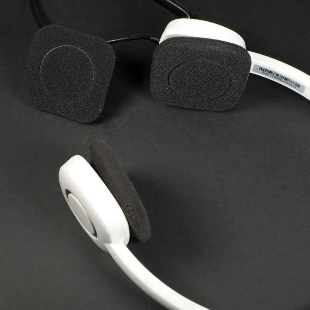 1 pair Soft Foam Ear Pads Replaceable Headset Accessories Cushion Cover Ear Cover Ear Cups for Logitech H150 H130 H250 H151