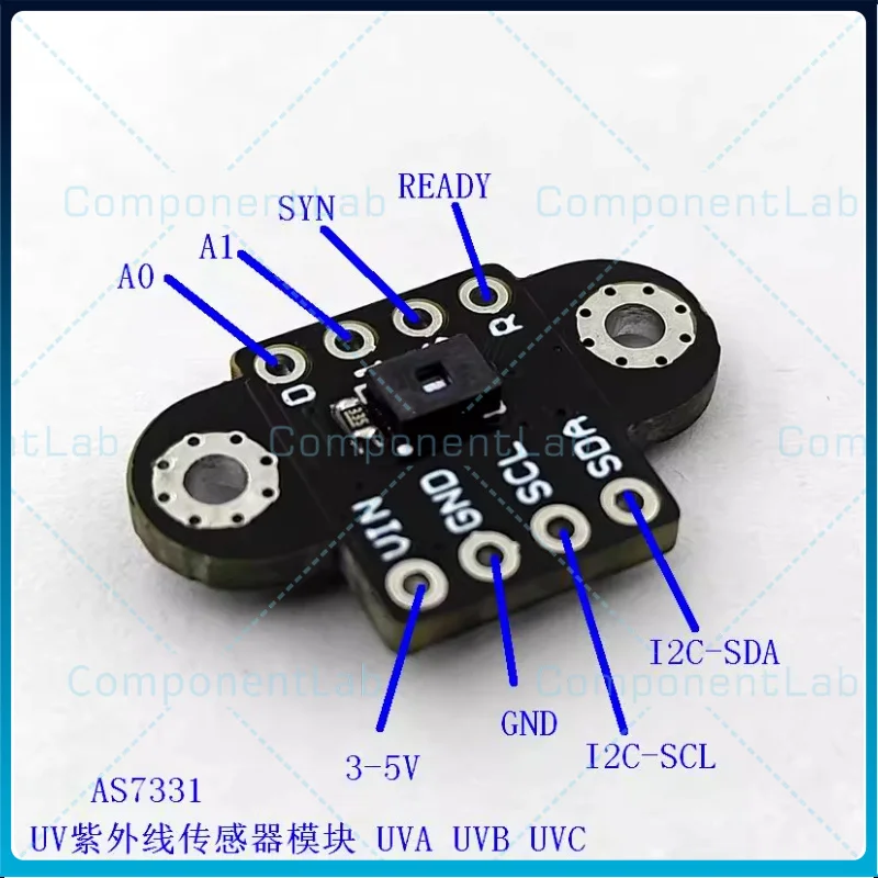 

AS7331 UV ultraviolet light intensity sensor module UVA UVB