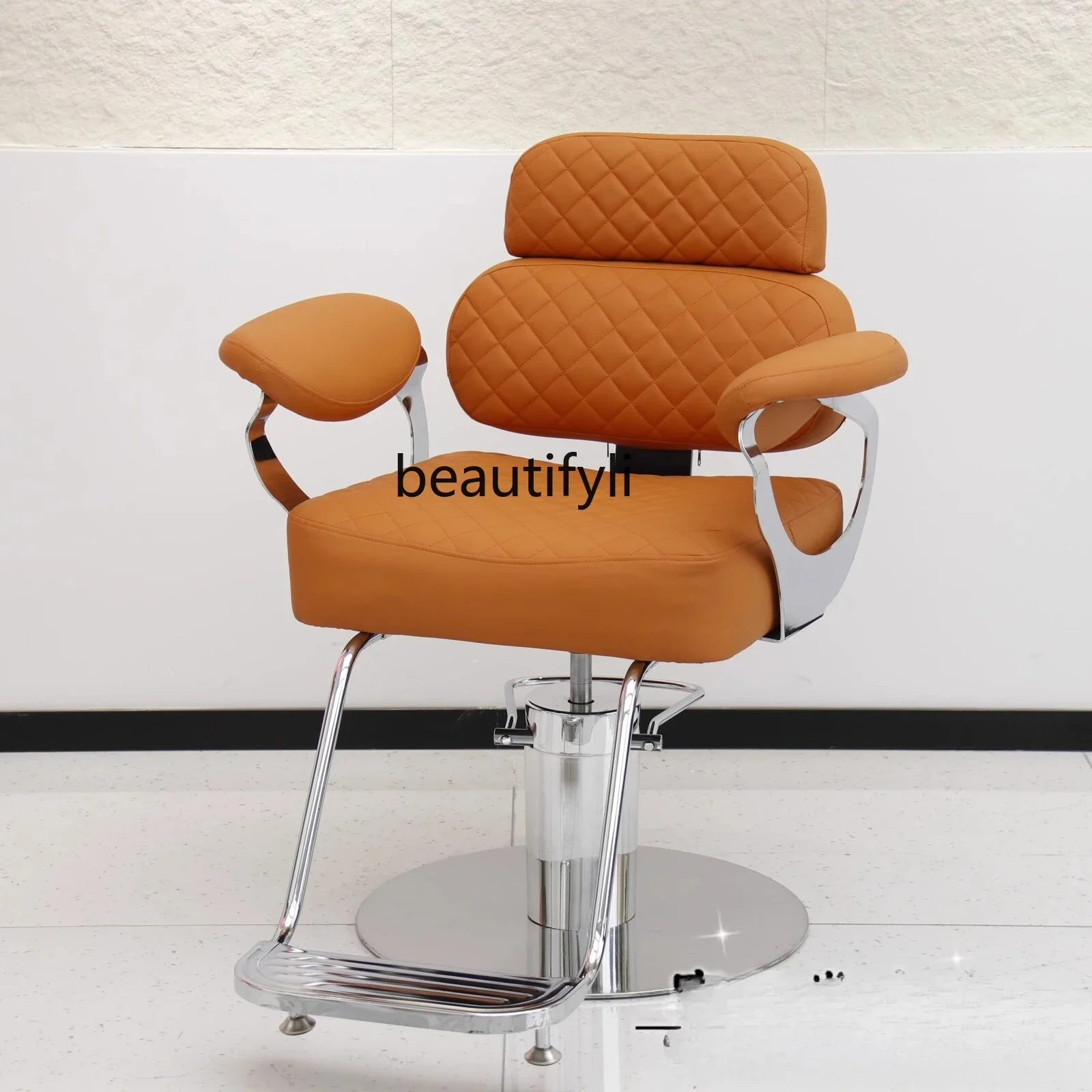 

Poltrona da parrucchiere Barbiere di fascia alta per parrucchiere può essere sollevata e abbassata, permanente e zona di tintura