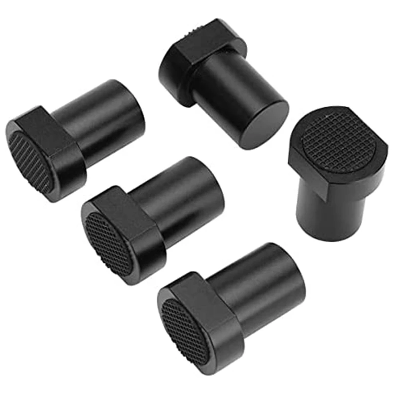 

AC88-5 Pack Bench Dog Woodworking Clamp Table Stop With Non-Slip Pad For Dog Hole Aluminum Alloy