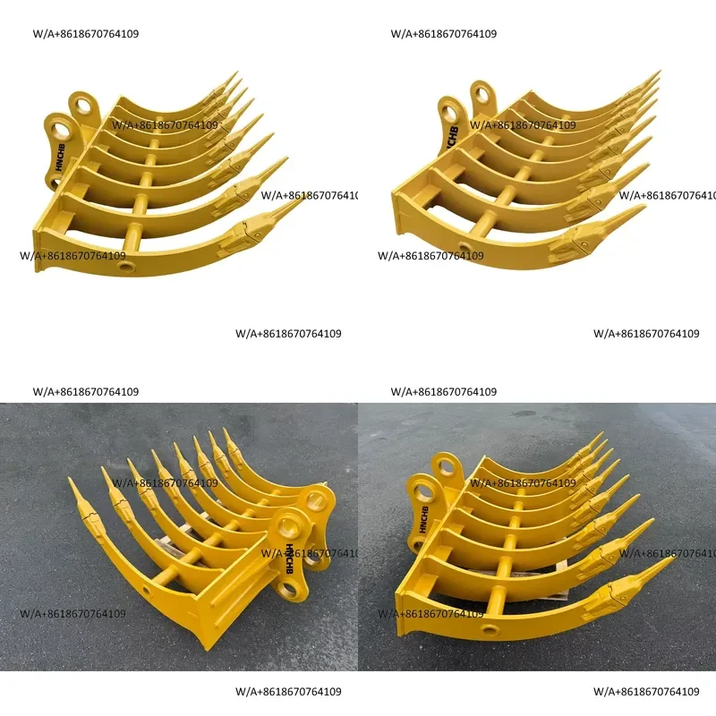 Suitable for High-strength Wear-resistant Ripper Rake with Teeth for Excavator