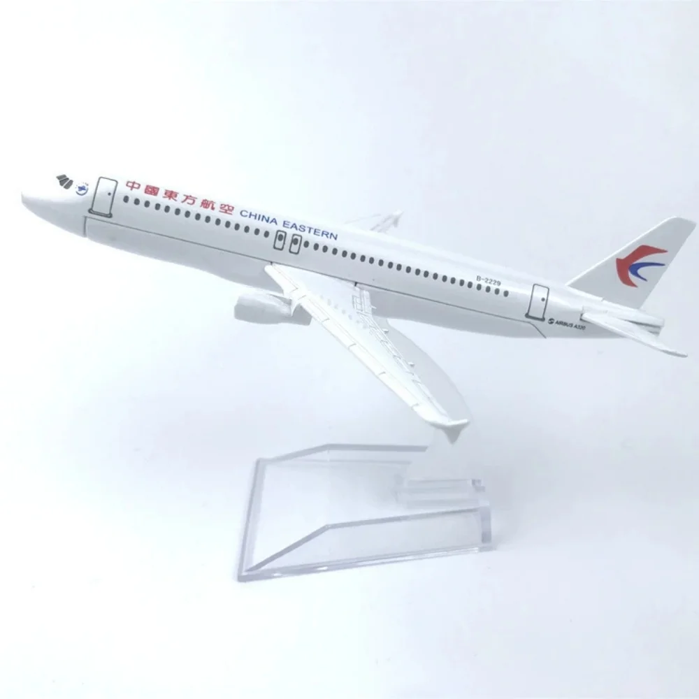 

1:400 металлическая шкала самолета 16 см A320 Китай восточный самолет модель статический дисплей миниатюрный самолет игрушка коллекция для мальчиков подарок